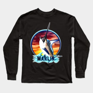 Marlin fishing Long Sleeve T-Shirt